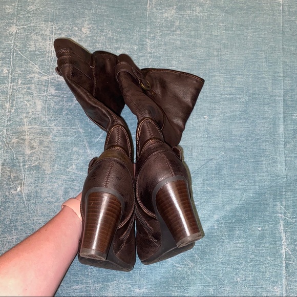 Leather Heeled Boots - Picture 7 of 8